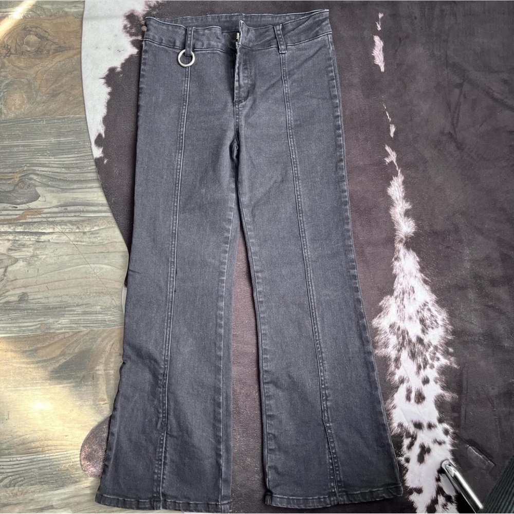 UNIF faded black Denim flare
